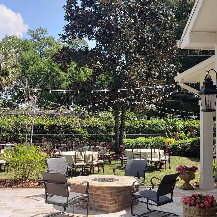 Patio Backyard Lighting Ideas premierparty lkld