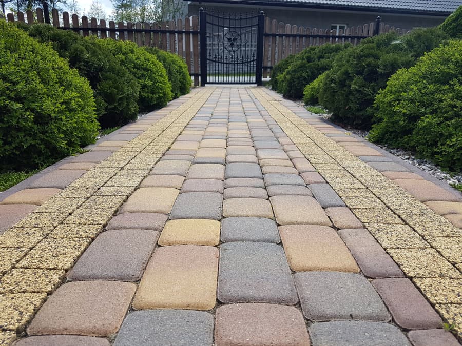 Durable paths with pavers