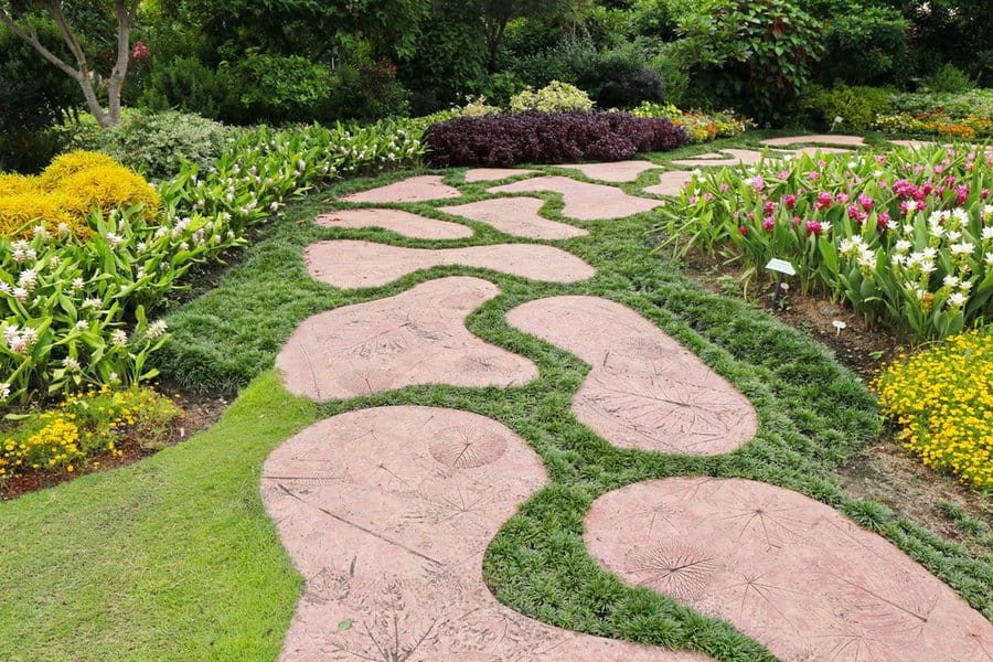 Stepping stone path