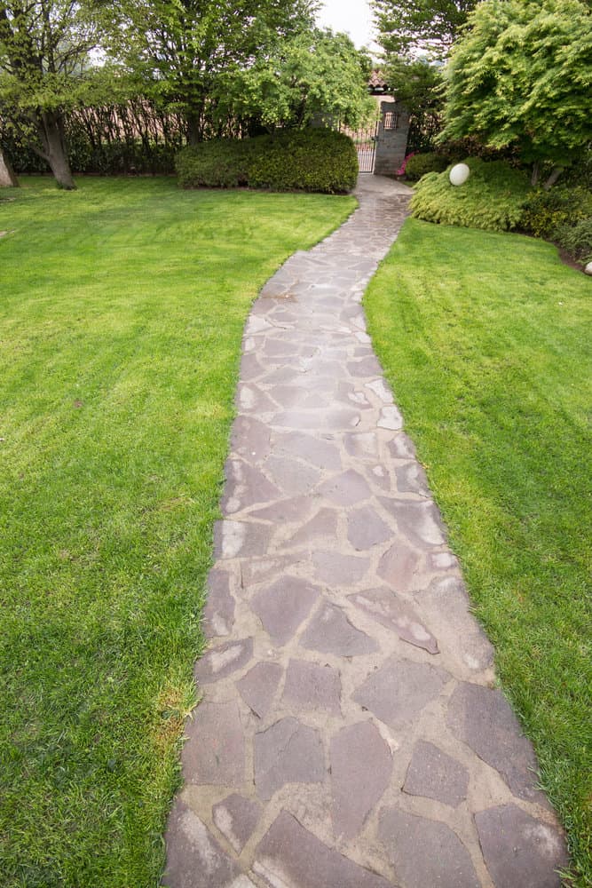 Flagstone walkway