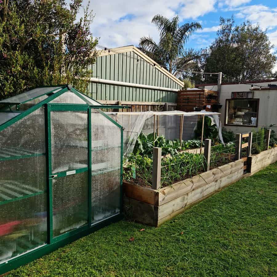 Small wood greenhouse