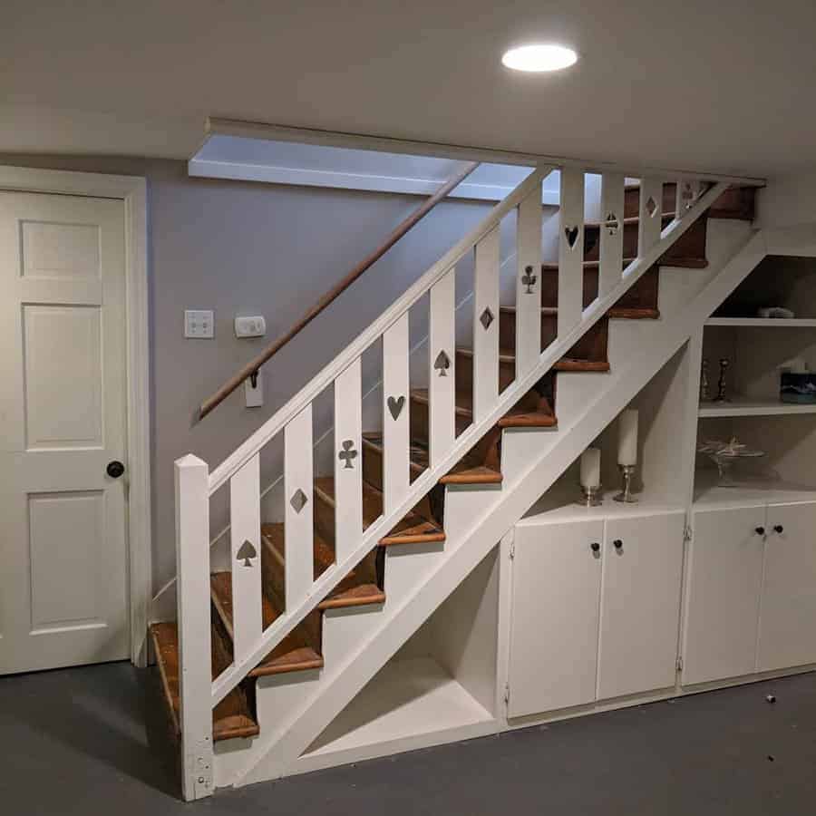 Under stair storage cabinet