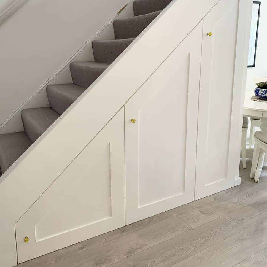 Basement Stairs With Cabinets