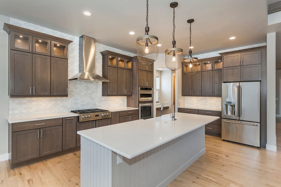 Vintage kitchen island lighting