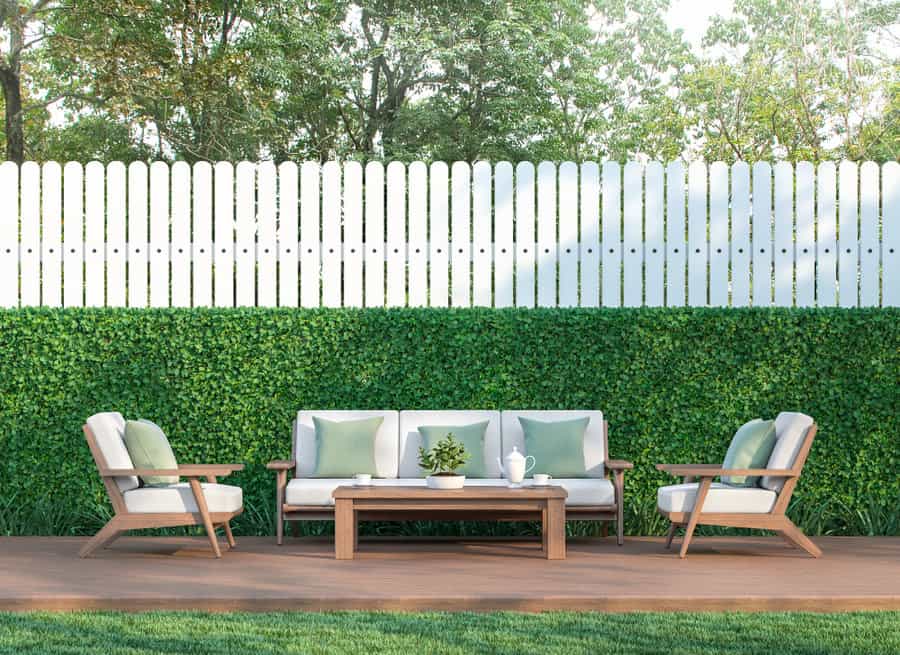 White picket fence