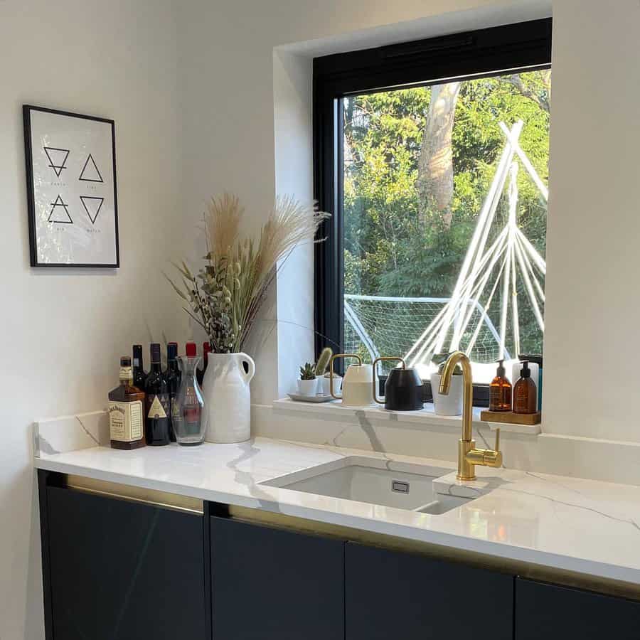 Small kitchen with natural light