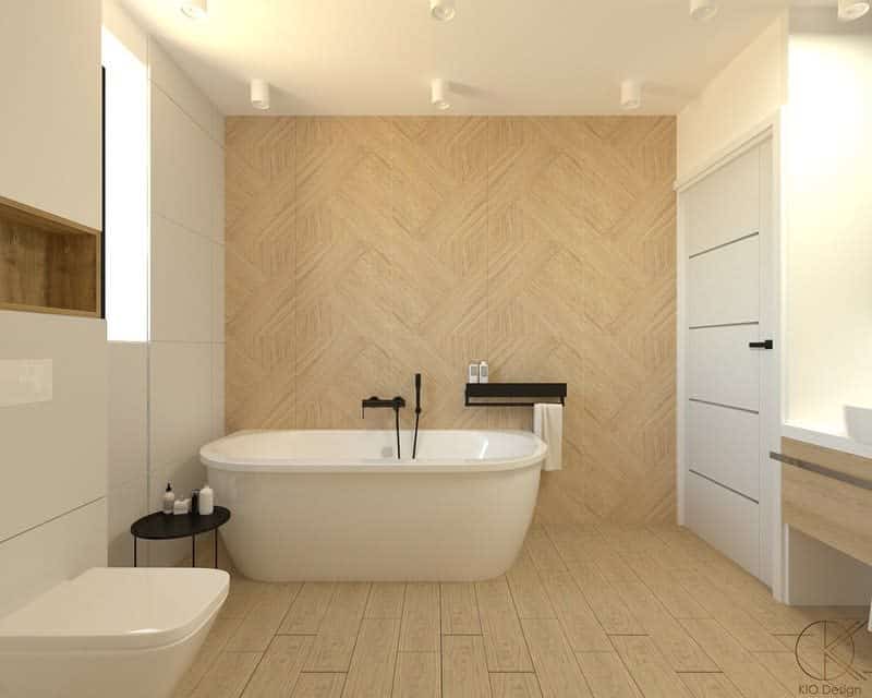 Wood Small Bathroom Flooring Ideas kio design studio