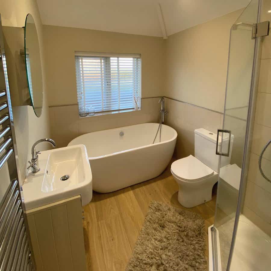Wood Small Bathroom Flooring Ideas ourderbyshirereno