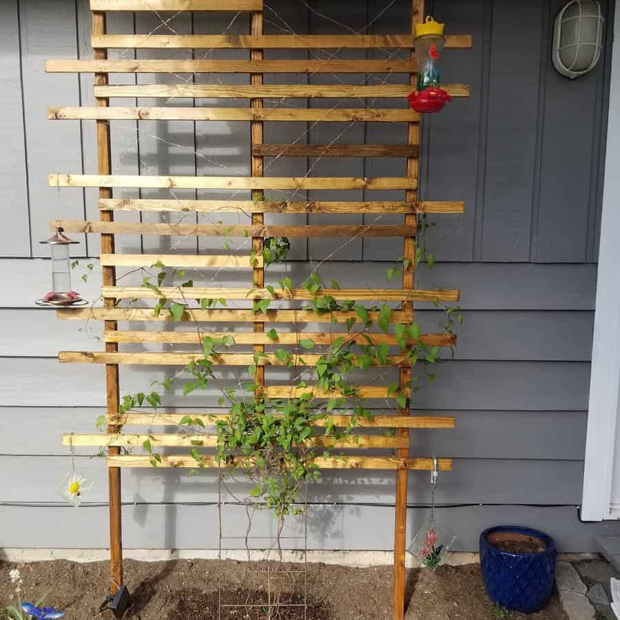 DIY durable wood trellis design