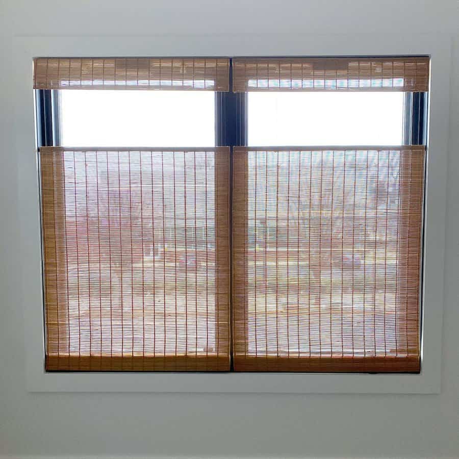 Woven wood shades