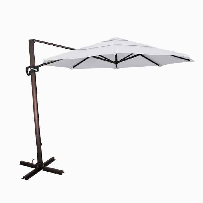 round 11 ft cantilever outdoor umbrella o