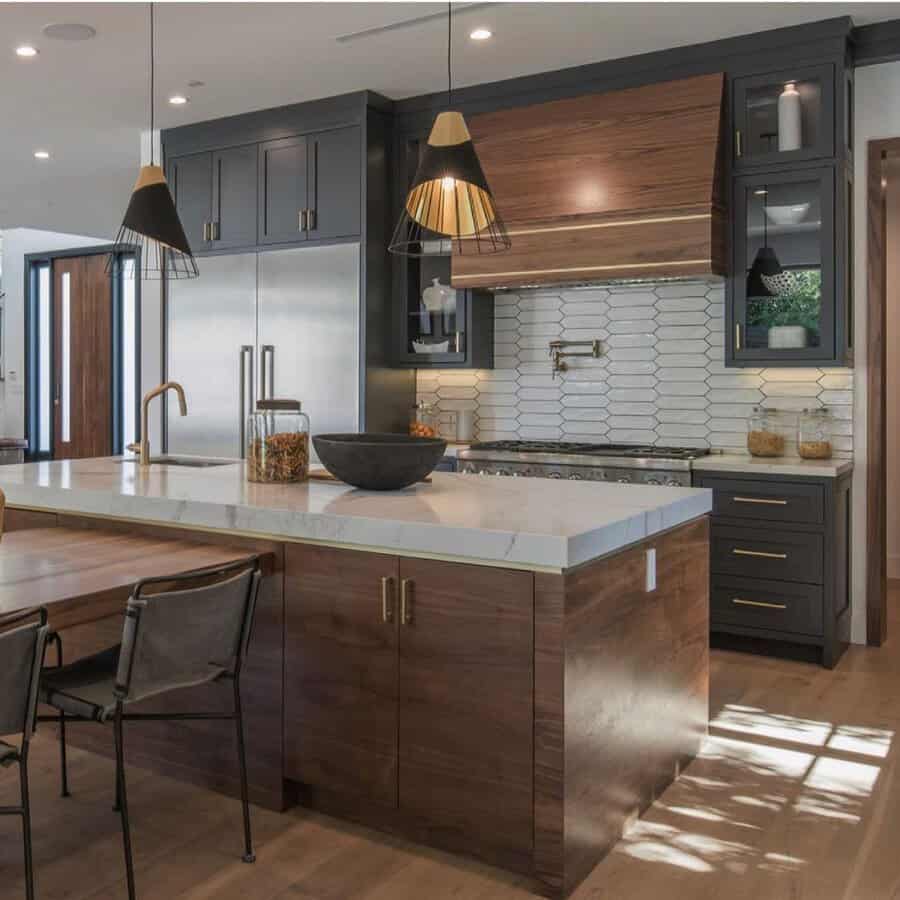 Kitchen island lighting