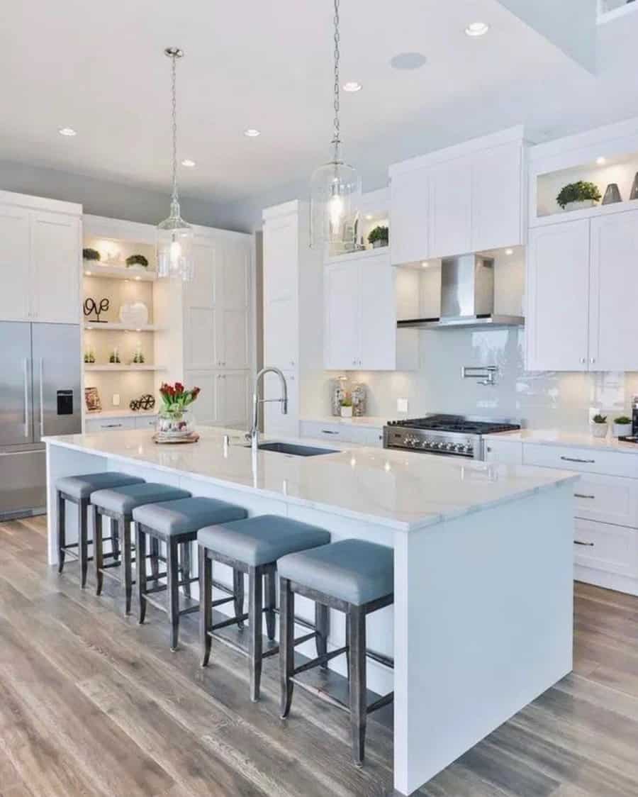 Kitchen island lighting