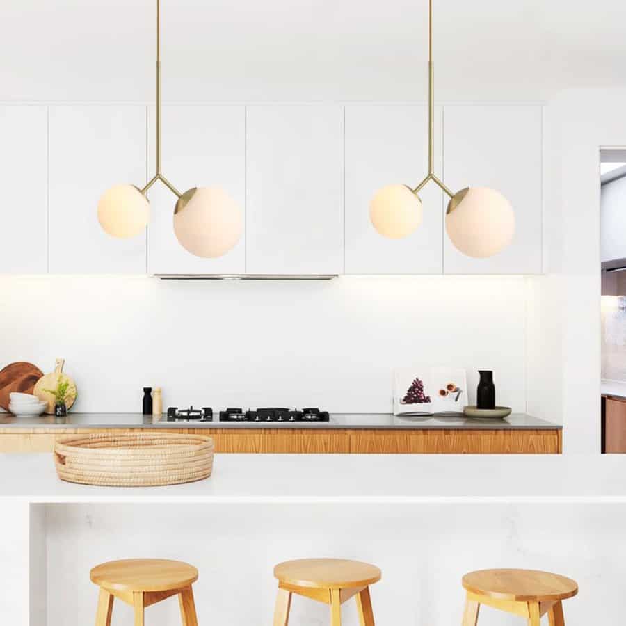 Globe pendant lights