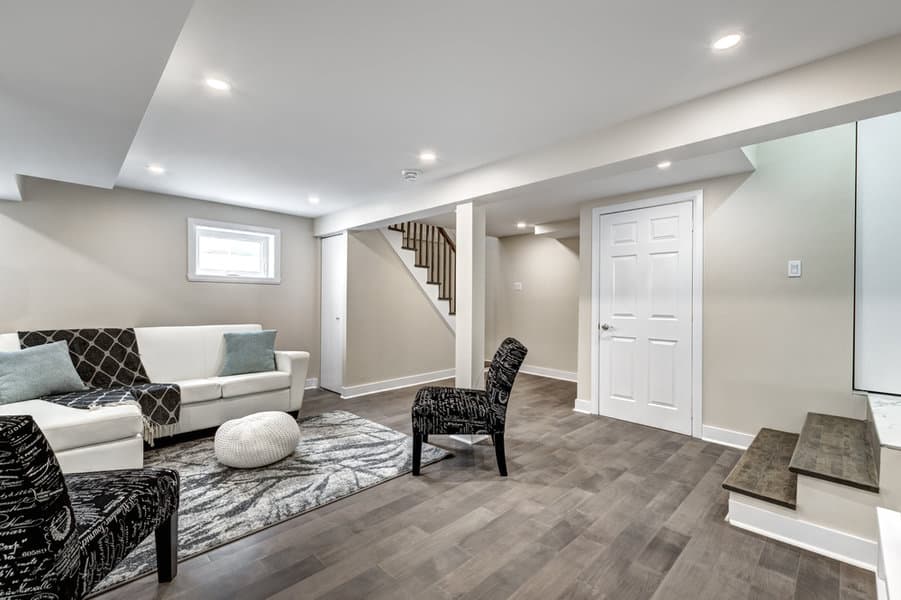 Basement living room