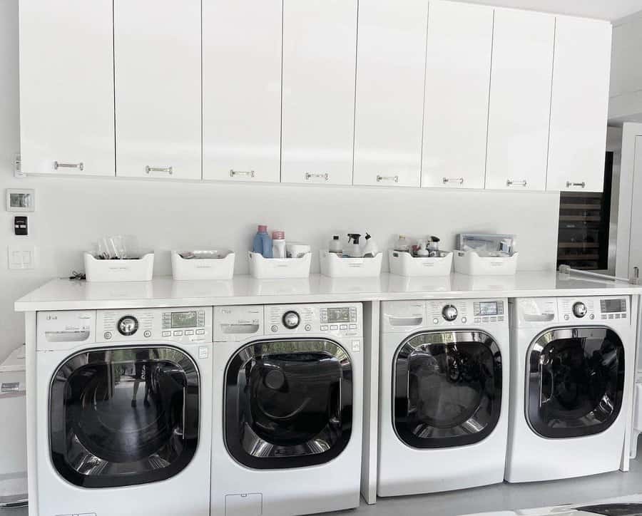 White laundry area