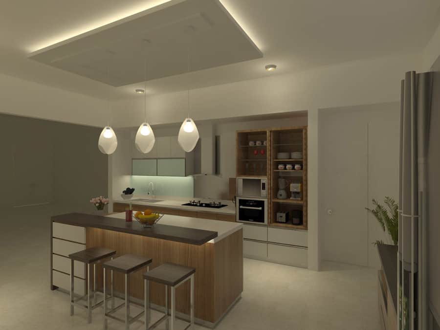 Kitchen island lighting