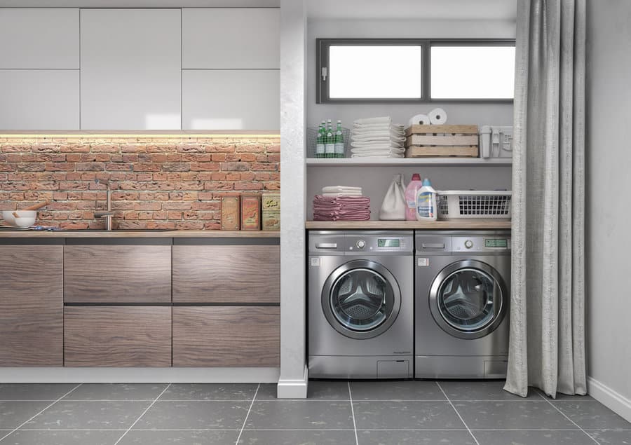 Kitchen laundry room