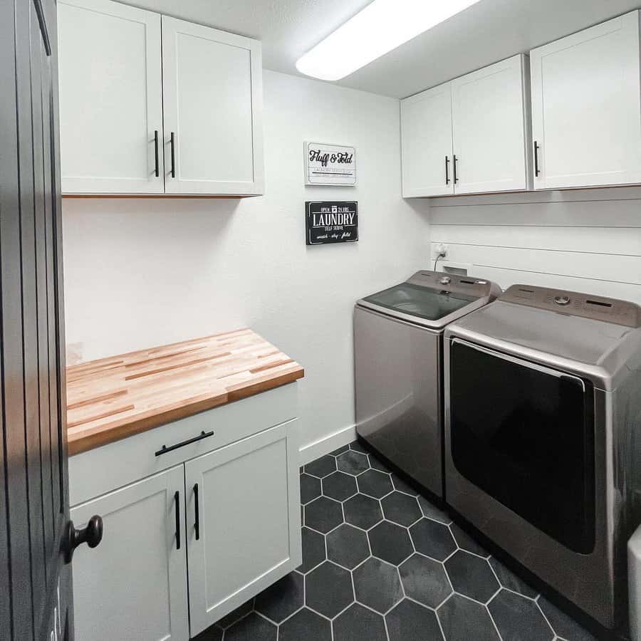 Laundry with cabinetry