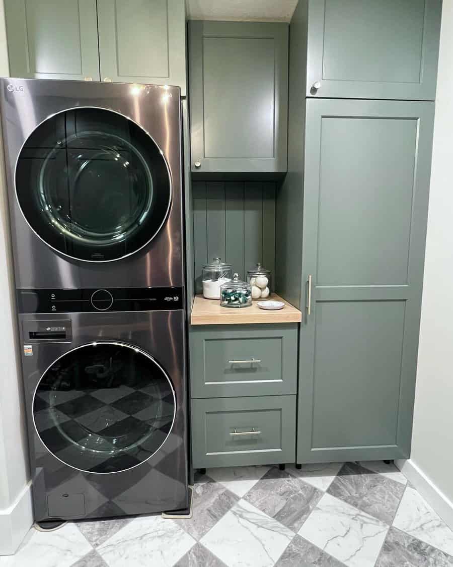 laundry with cabinetry
