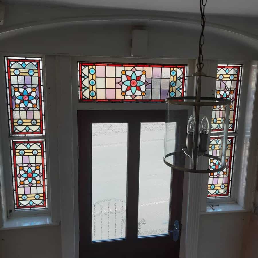 Stained glass window trim