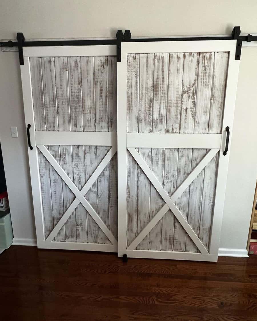 Rustic barn door