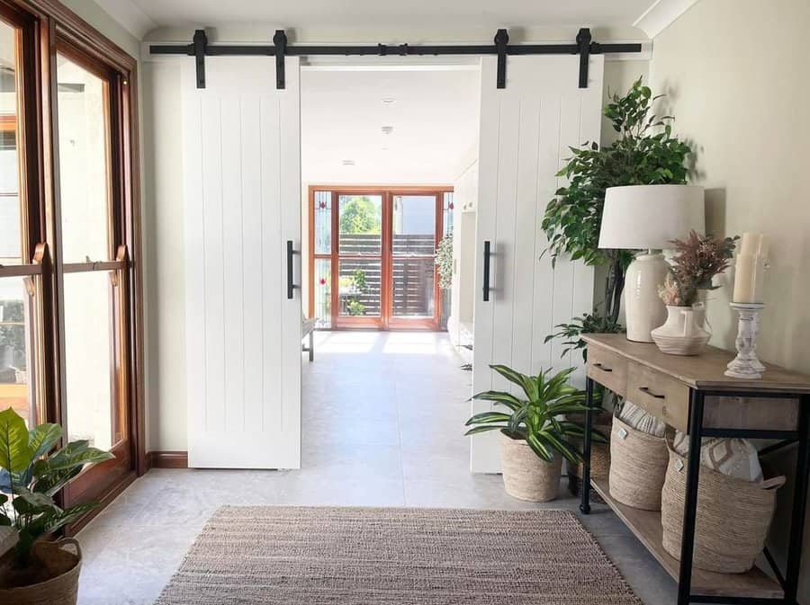 Double barn door