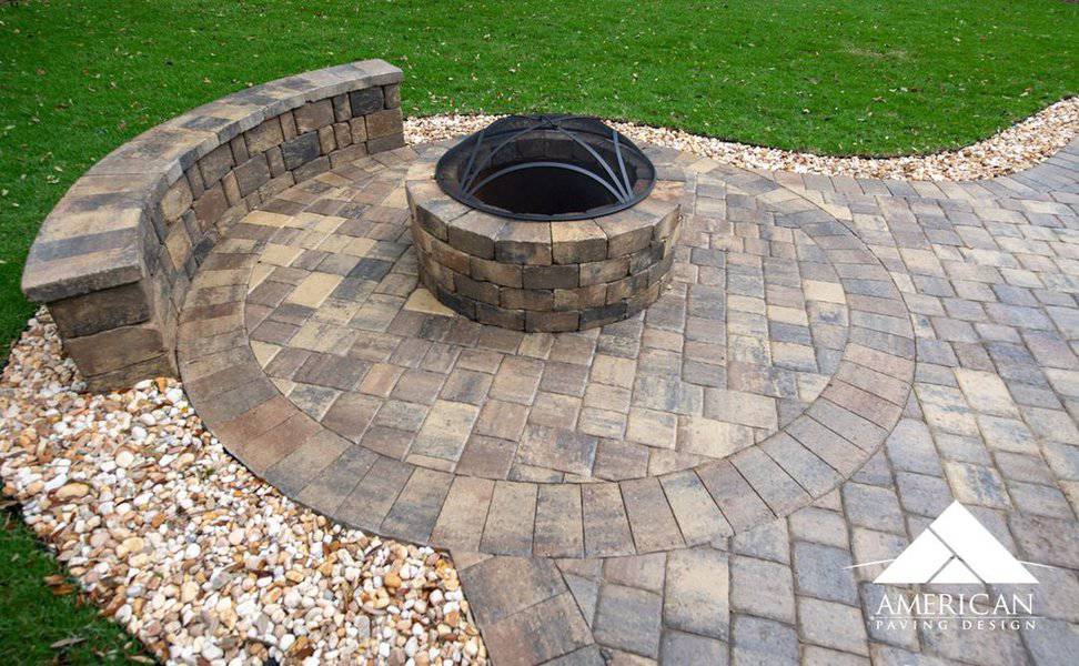 Round patio bricks