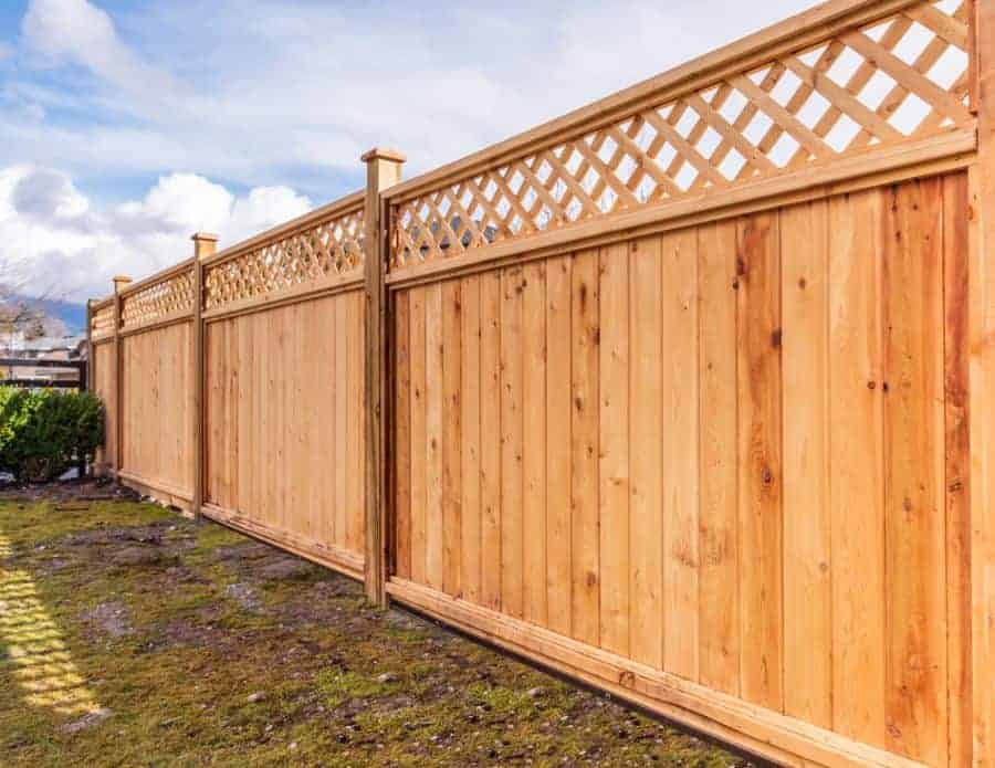 Lattice Wood Fence Ideas 1