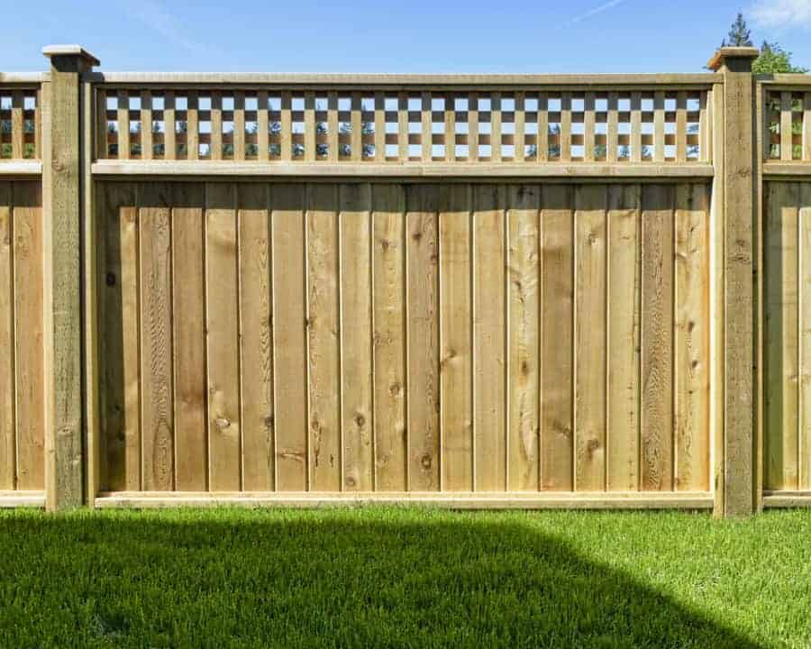 Lattice Wood Fence Ideas 6