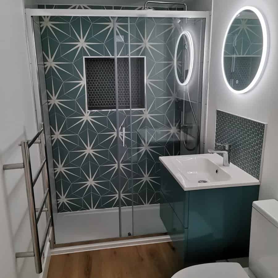 shower ladder rack