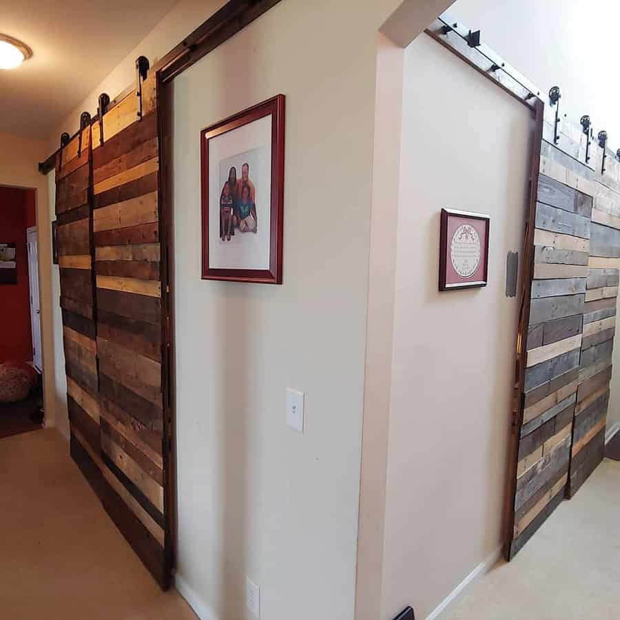 Rustic barn door