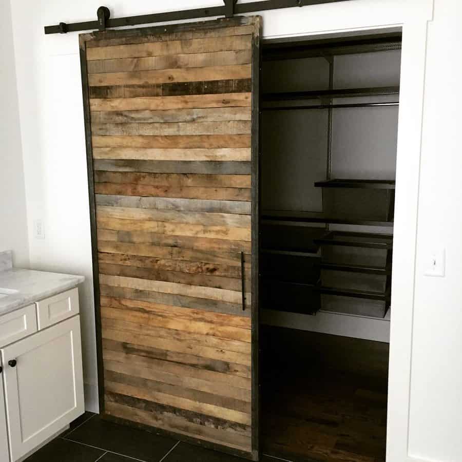 Rustic barn door