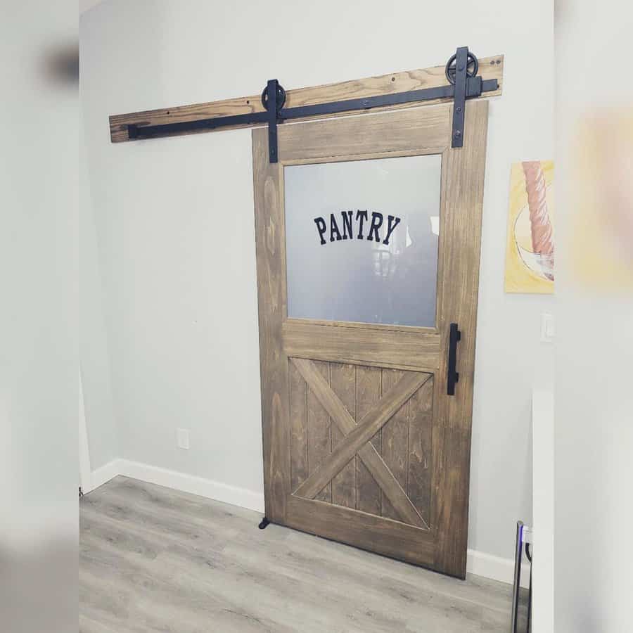 Pantry barn door