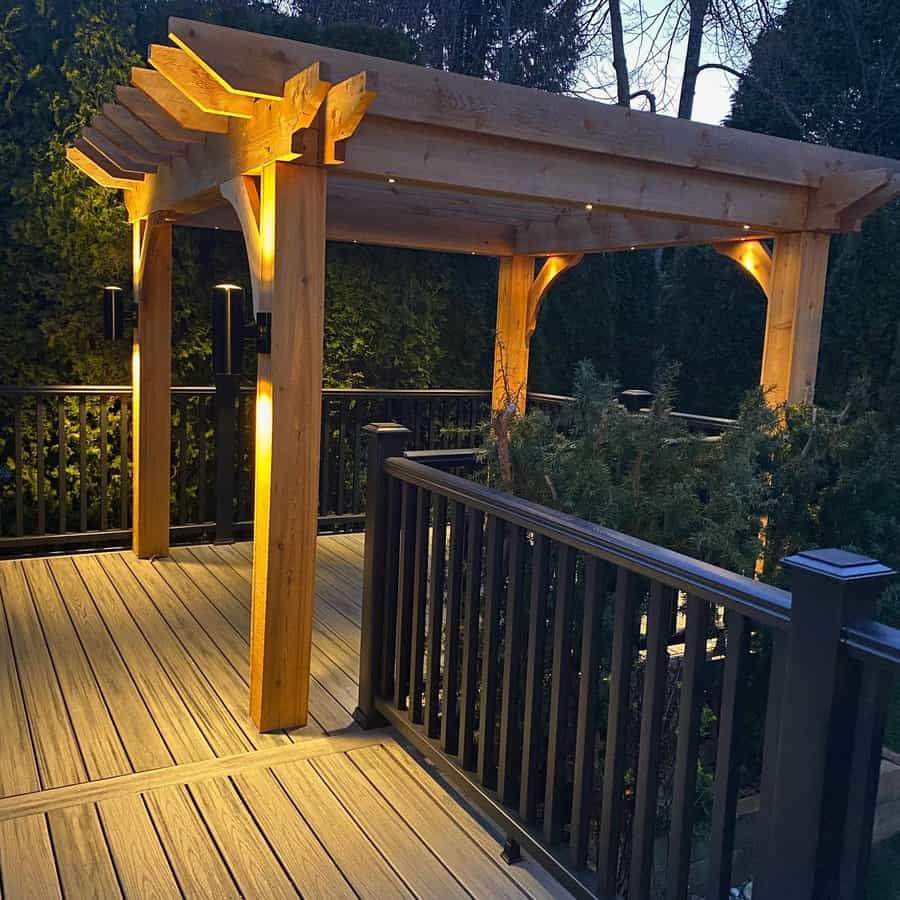 Wall sconces deck lighting