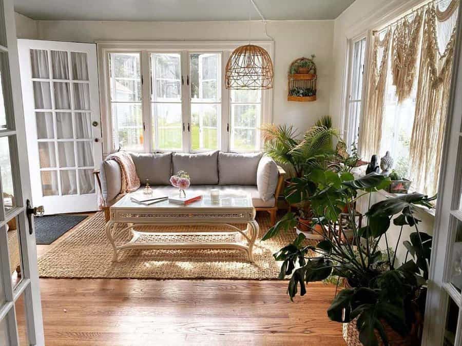 Bohemian sunroom