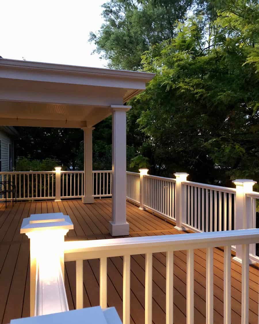 Wall sconces deck lighting