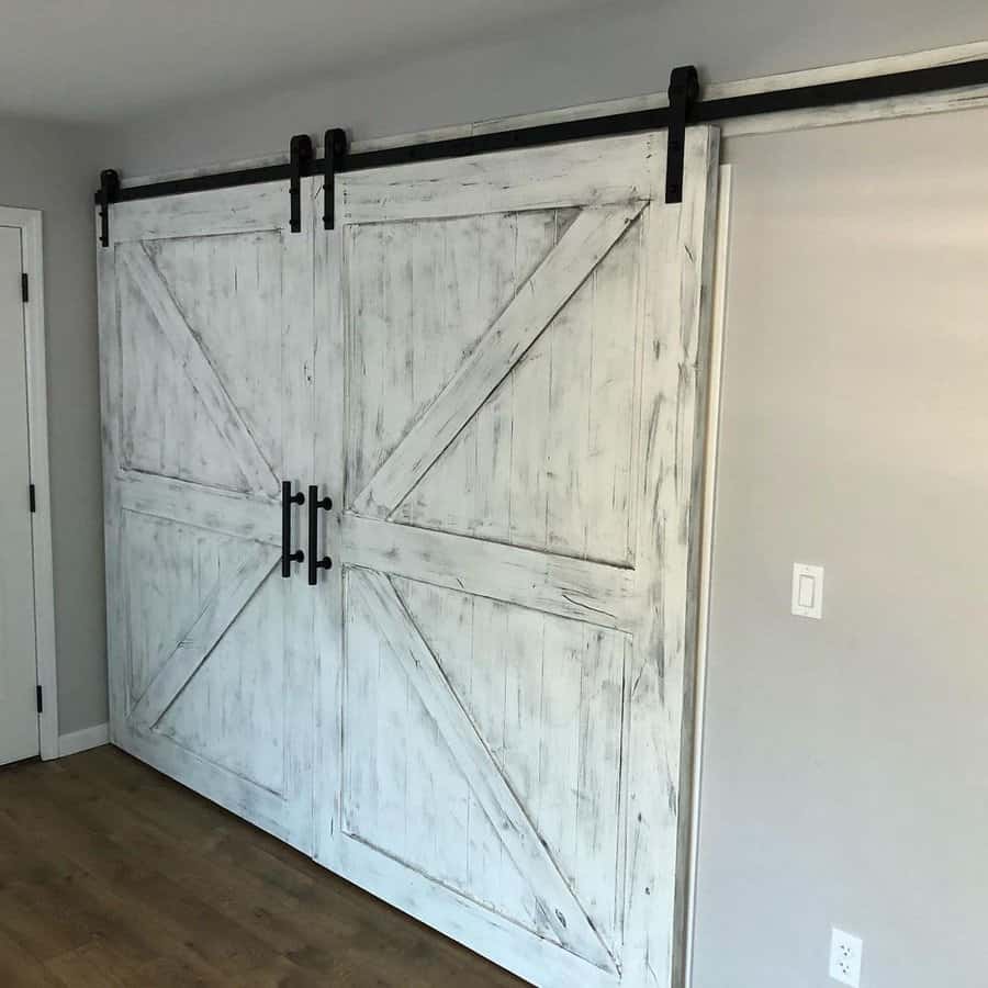 Rustic barn door