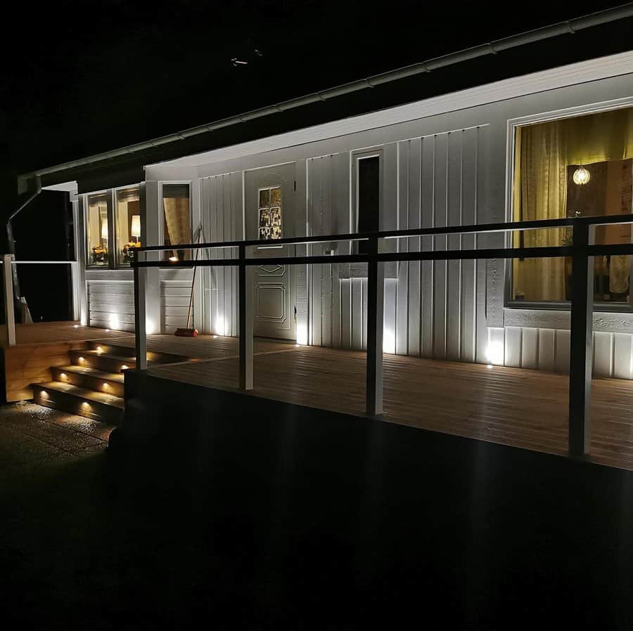 Recessed deck lights