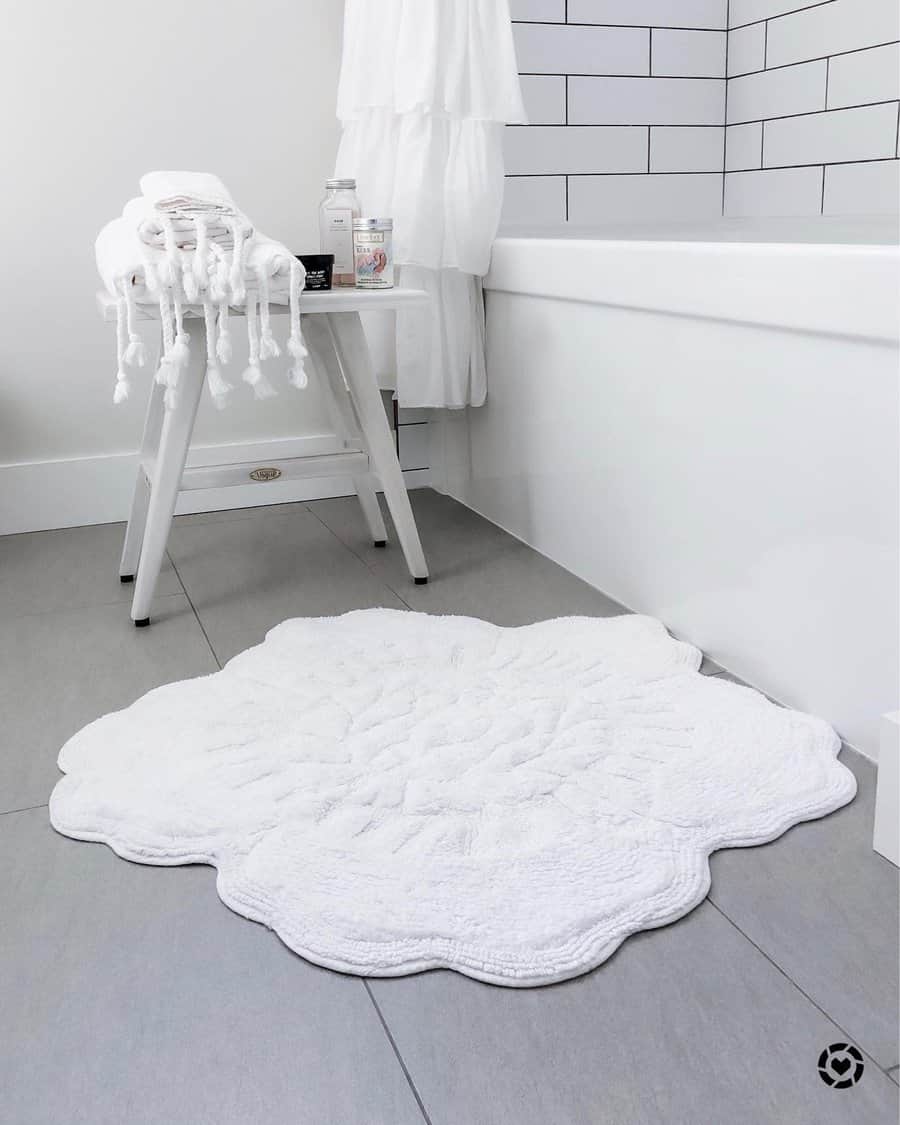 Shower stool with storage