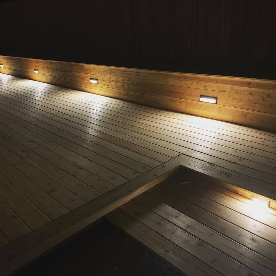 Wall sconces deck lighting