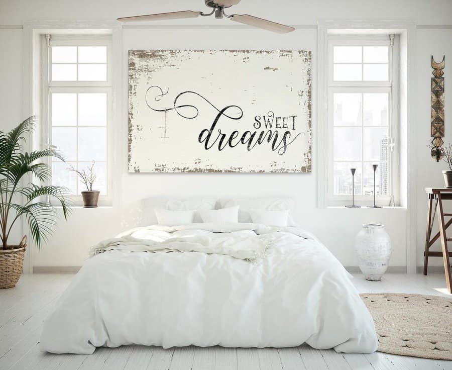 White bedroom