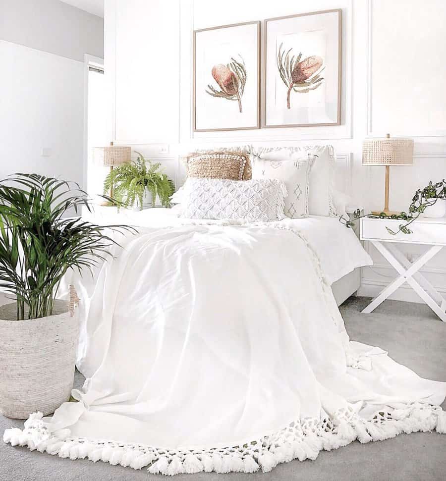 White bedroom