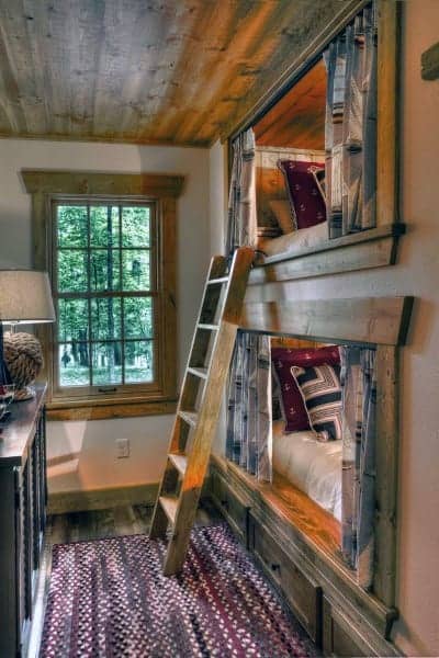barn wood ladder bunk bed ideas