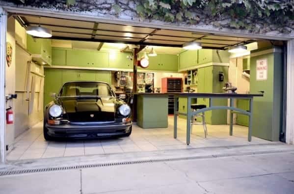 Garage man cave 