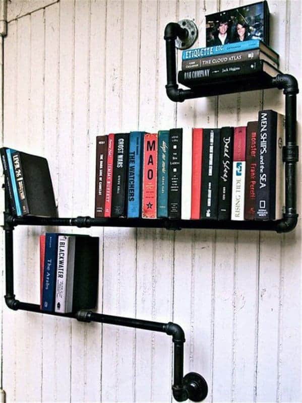 Floating bookcases