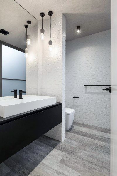 interior designs white modern bathrooms