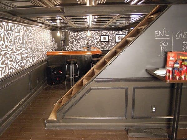 Underground man cave