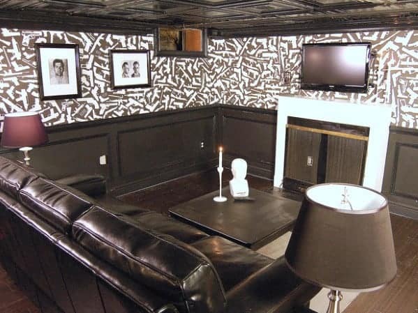 Man cave movie room