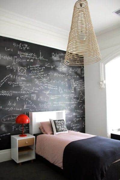 Educational math wallpaper in decor